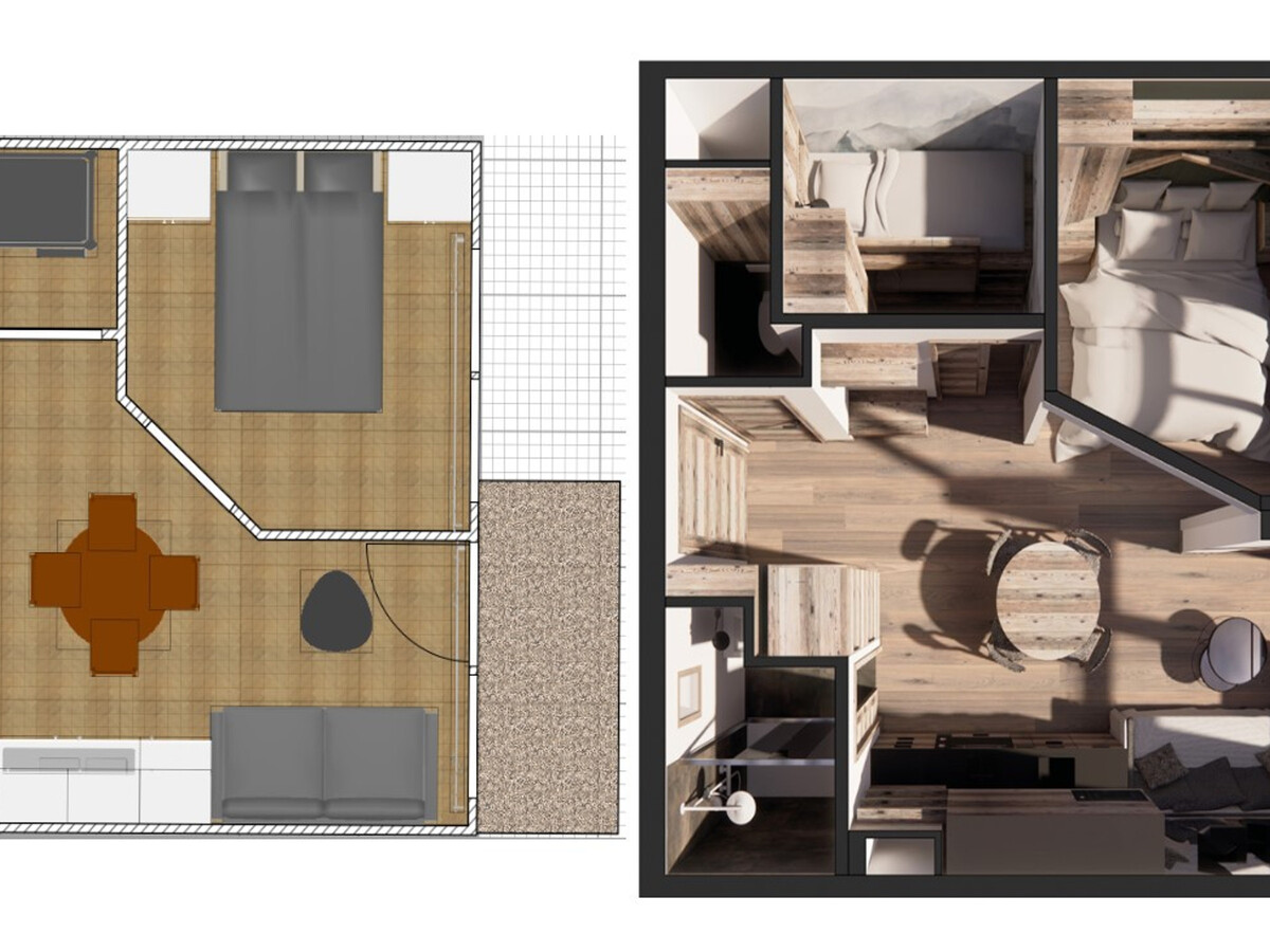 Appartement skis aux pieds avec balcon à Val-d'Isère - Photo 13