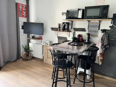 Studio cabine 4 pers. balcon aux Angles : photo 2