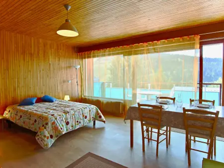 Location appartement à Chamrousse, Grand studio rénové, 4 pers, animaux admis