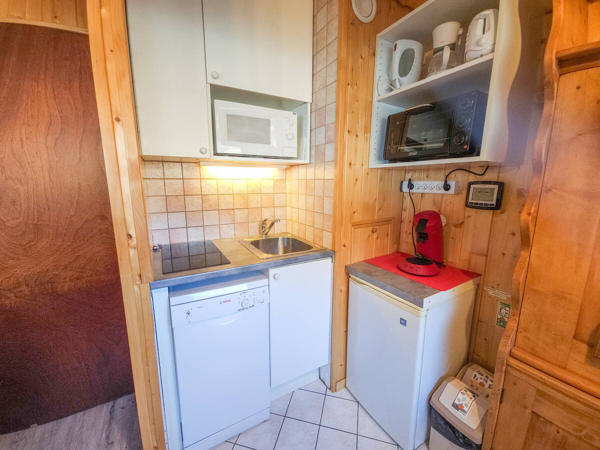 Studio 2 pers. pieds des pistes aux Menuires - Photo 3