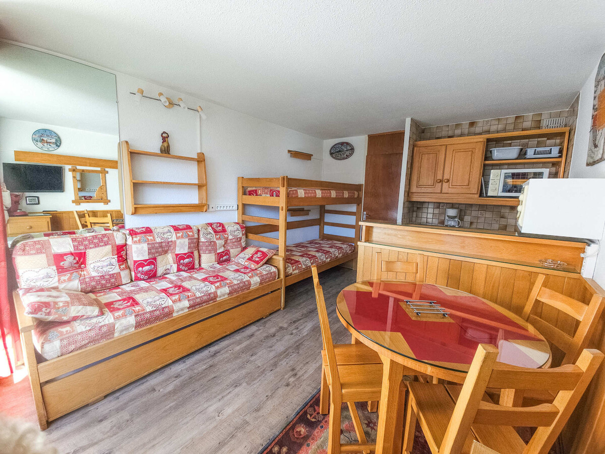 Studio 3 pers. vue montagne, balcon sud-ouest Les Menuires - Photo 1