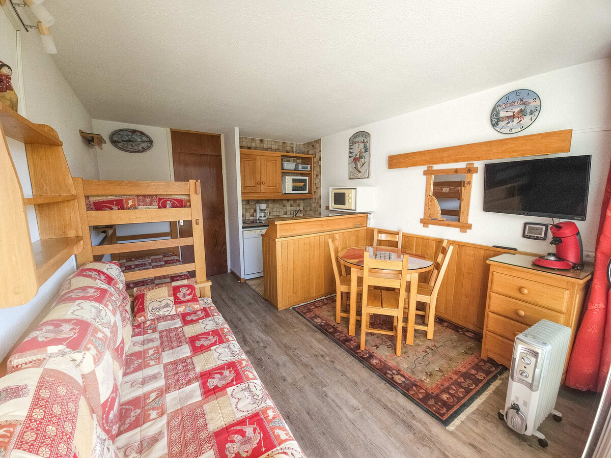 Studio 3 pers. vue montagne, balcon sud-ouest Les Menuires - Photo 2