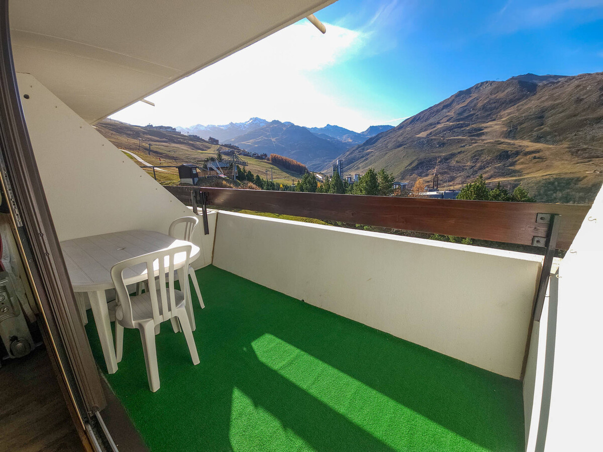 Studio 3 pers. vue montagne, balcon sud-ouest Les Menuires - Photo 9