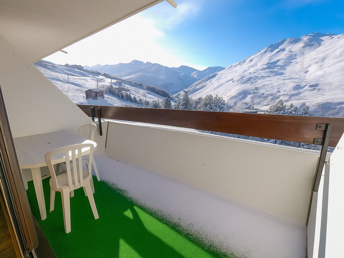 Studio 3 pers. vue montagne, balcon sud-ouest Les Menuires - Photo 10