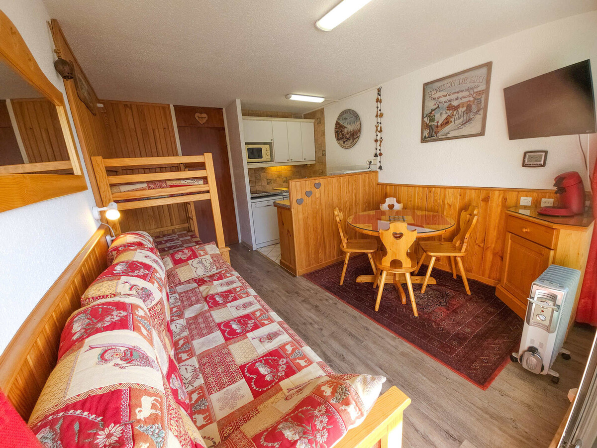 Studio 3 pers. aux Menuires, balcon sud-ouest montagne - Photo 1
