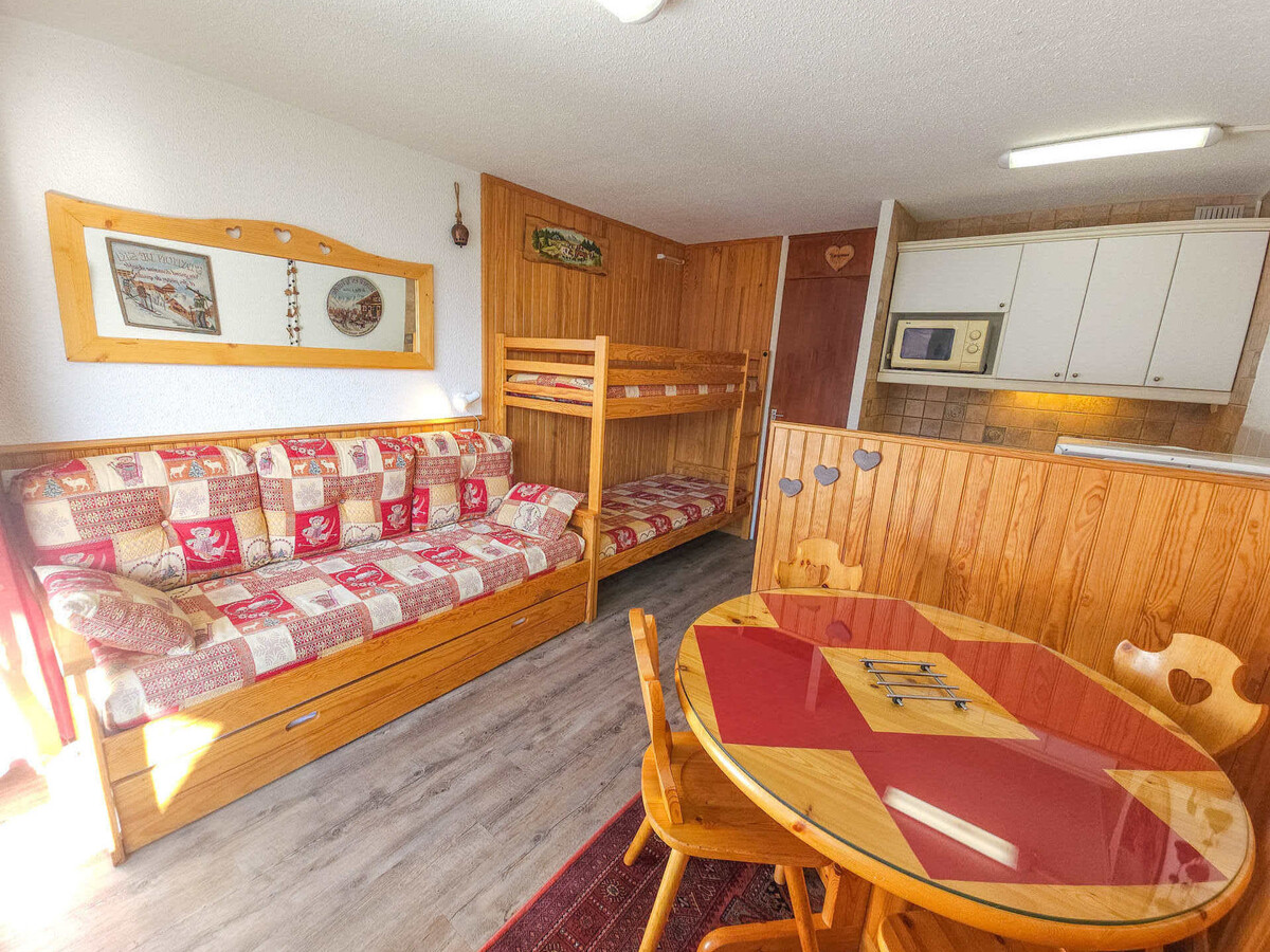 Studio 3 pers. aux Menuires, balcon sud-ouest montagne - Photo 2
