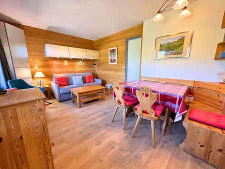 Location appartement à Les Menuires, Appartement 2 pièces cabine pour 5 pers, skis aux pieds, balcon sud-ouest, Reberty 2000