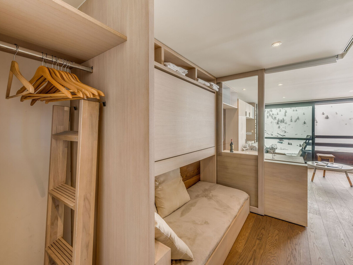 Studio rénové 4 pers, balcon sud vue lac, Tignes - Photo 9