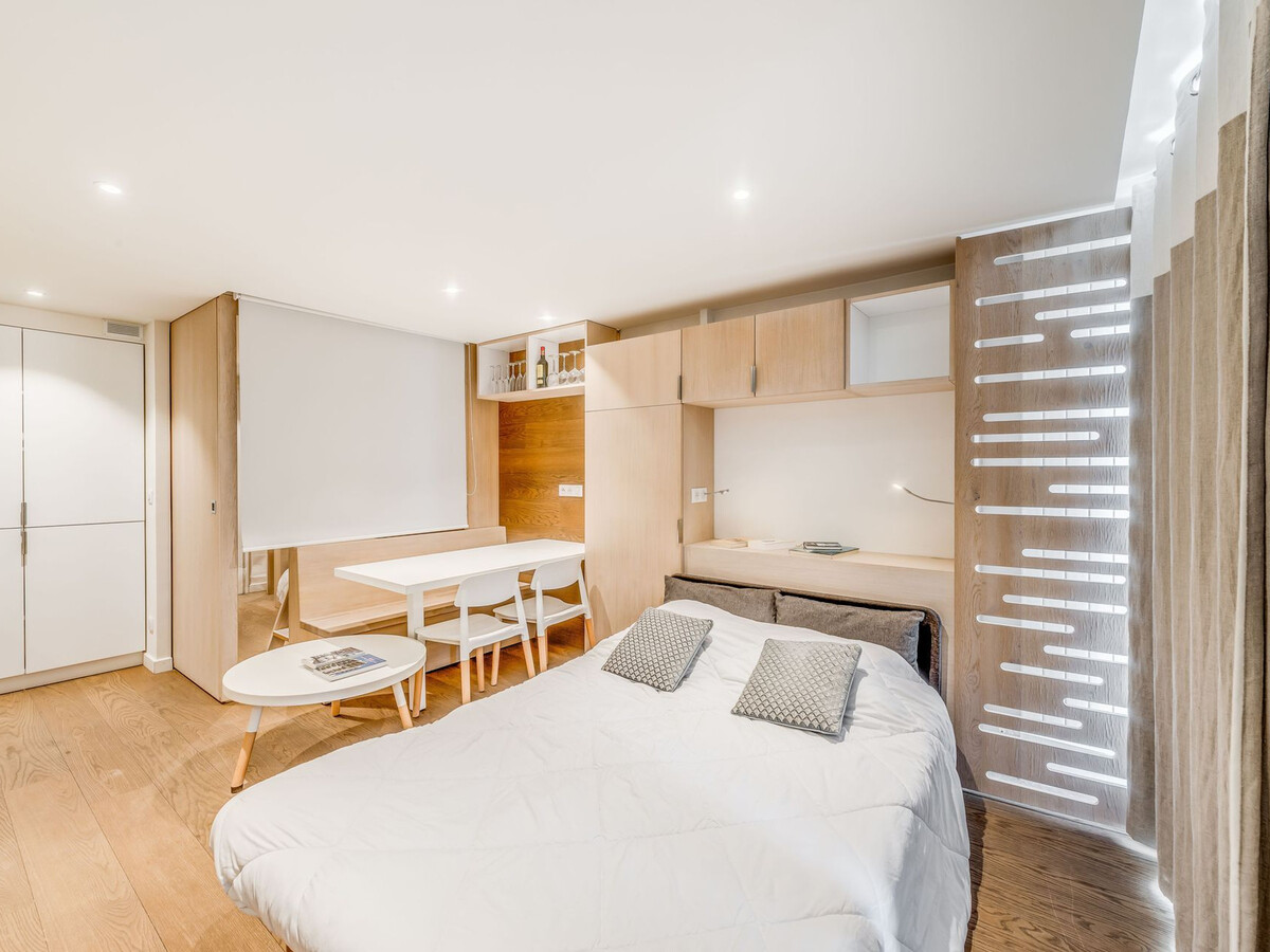 Studio rénové 4 pers, balcon sud vue lac, Tignes - Photo 13