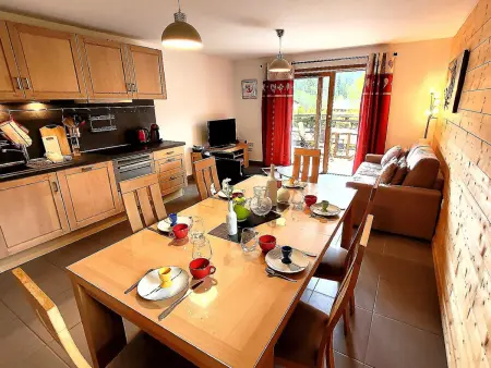 Location appartement à Les Gets, Appartement T3 lumineux avec terrasse et parking, 4 pers, Les Gets