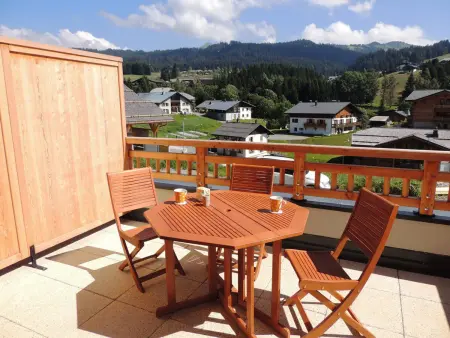 Appartement T3 lumineux avec terrasse montagne aux Gets : photo 13