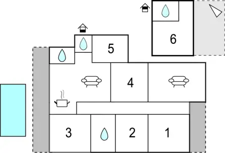 Maison 6 chambres avec piscine privée à Terrasini : photo 34