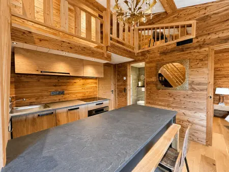 Chalet moderne pour 4 pers avec parking et Wifi à Crest-Voland - Photo 3