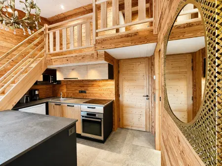 Chalet moderne pour 4 pers avec parking et Wifi à Crest-Voland - Photo 6