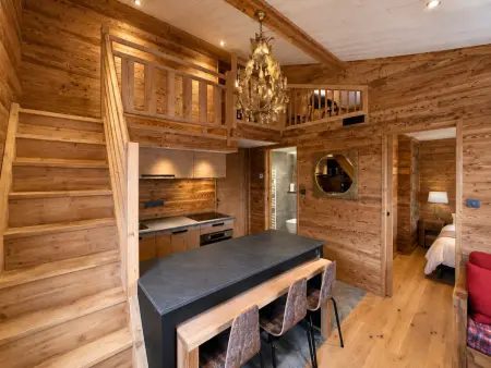 Chalet moderne pour 4 pers avec parking et Wifi à Crest-Voland - Photo 13