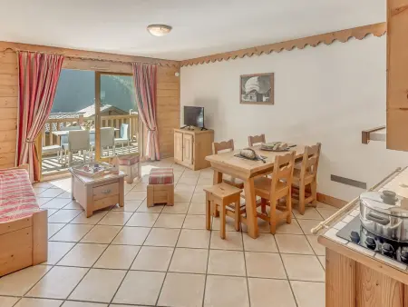 Location appartement à Champagny en Vanoise, Champagny - Apt 3 pièces 6 pers, balcon sud, wifi, garage, accès piscine