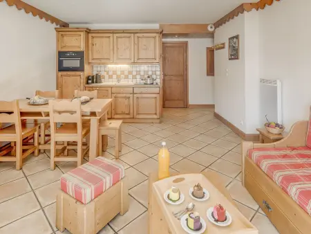 Les Nouveaux Alpages B24 - Apt 3p, balcon sud, piscine : photo 4