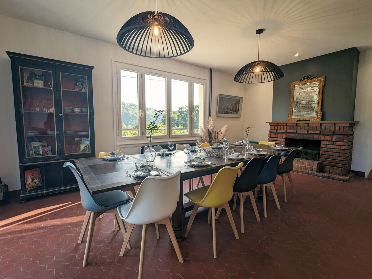 Gîte « La Maison des Pauls » - 14 pers., piscine et parc à Chamalières - Photo 14