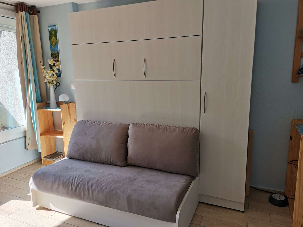Studio cabine 5 pers avec parking à La Mongie - Photo 1