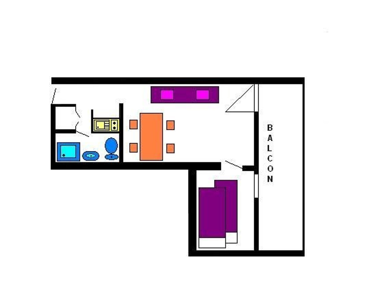 Appartement 4 pers. Vars - Chambre indépendante, pistes à proximité - Photo 17