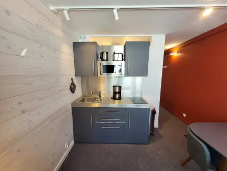 Studio rénové 26 m² skis aux pieds - 4 pers : photo 5