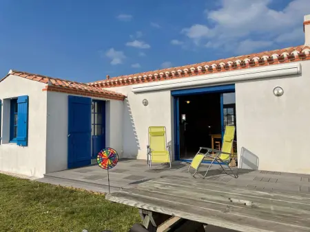 Location maison à Noirmoutier en l'Île, Charmante maison 4 pers. à 200m plage et port, terrasse, TV, ménage inclus