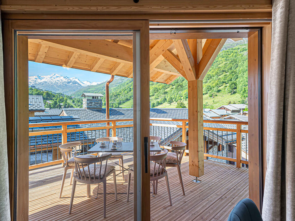 Bright Raven, 4 chambres avec terrasse sud à 400m des pistes - Photo 2
