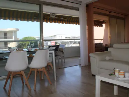 Appartement 2P vue mer, climatisé à Villeneuve-Loubet Plage : photo 4