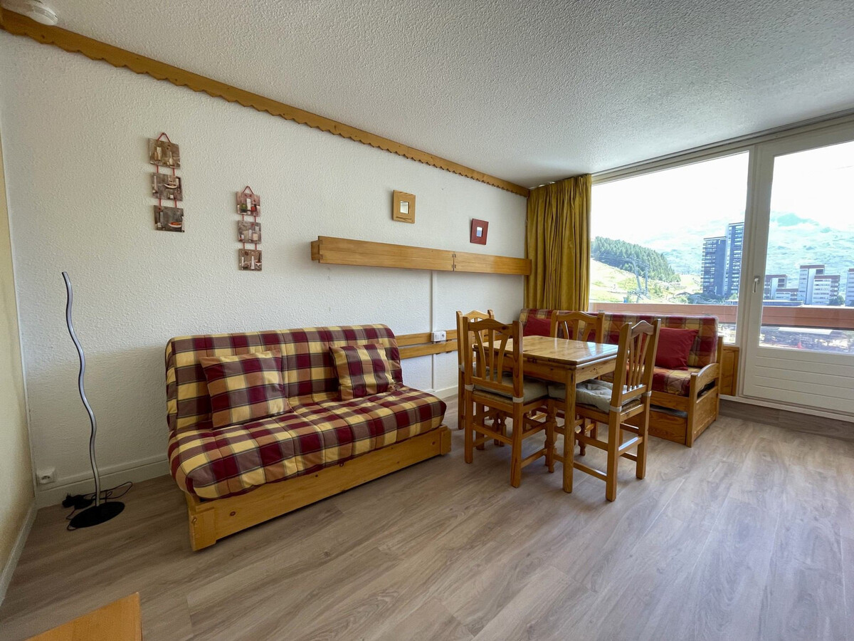 Studio 4 pers. Croisette, vue pistes aux Menuires - Photo 2