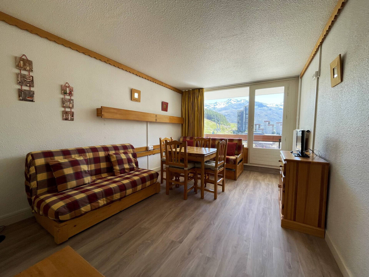 Studio 4 pers. Croisette, vue pistes aux Menuires - Photo 3