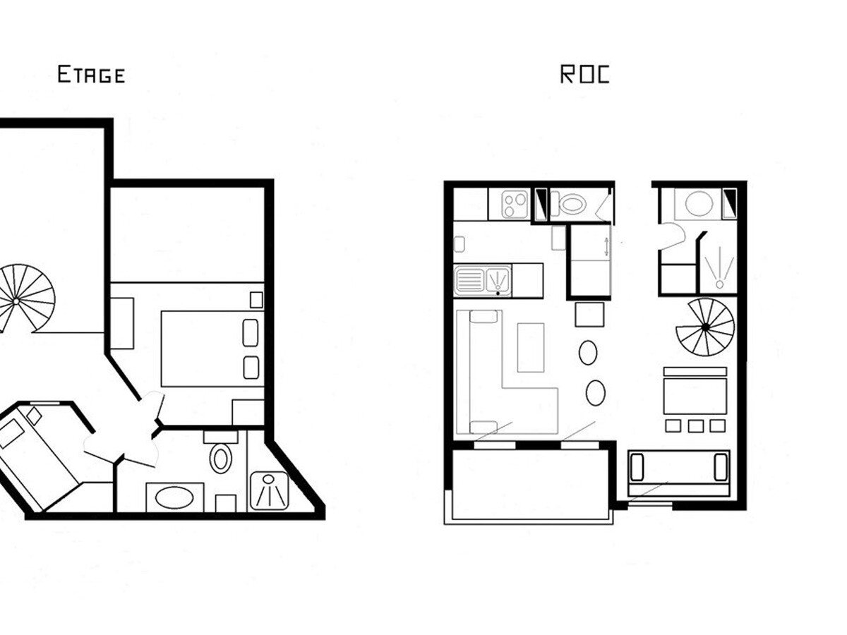 Duplex 3 pièces rénové, 6 pers, skis aux pieds à Valmorel - Photo 10
