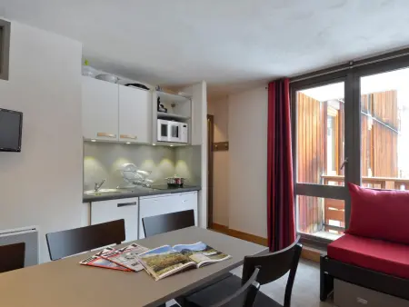 Appartement 6 pers, balcon vue pistes à Plagne Bellecôte : photo 4