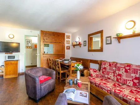 Duplex 4 pièces Val-d'Isère, vue village et ski aux pieds : photo 3