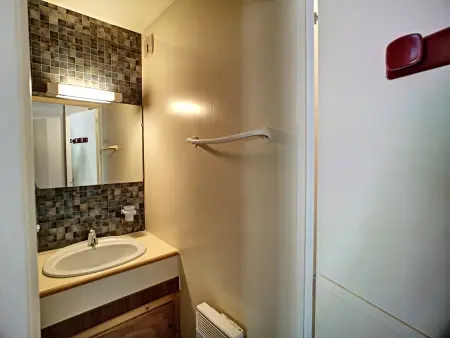 Studio cabine 4 pers, ski aux pieds, parking gratuit : photo 11