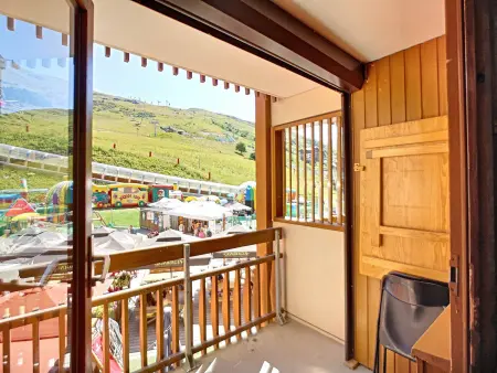Studio cabine 4 pers, ski aux pieds, parking gratuit : photo 12