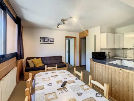 Appartement lumineux 43 m² avec balcon vue pistes, La Toussuire : photo 4