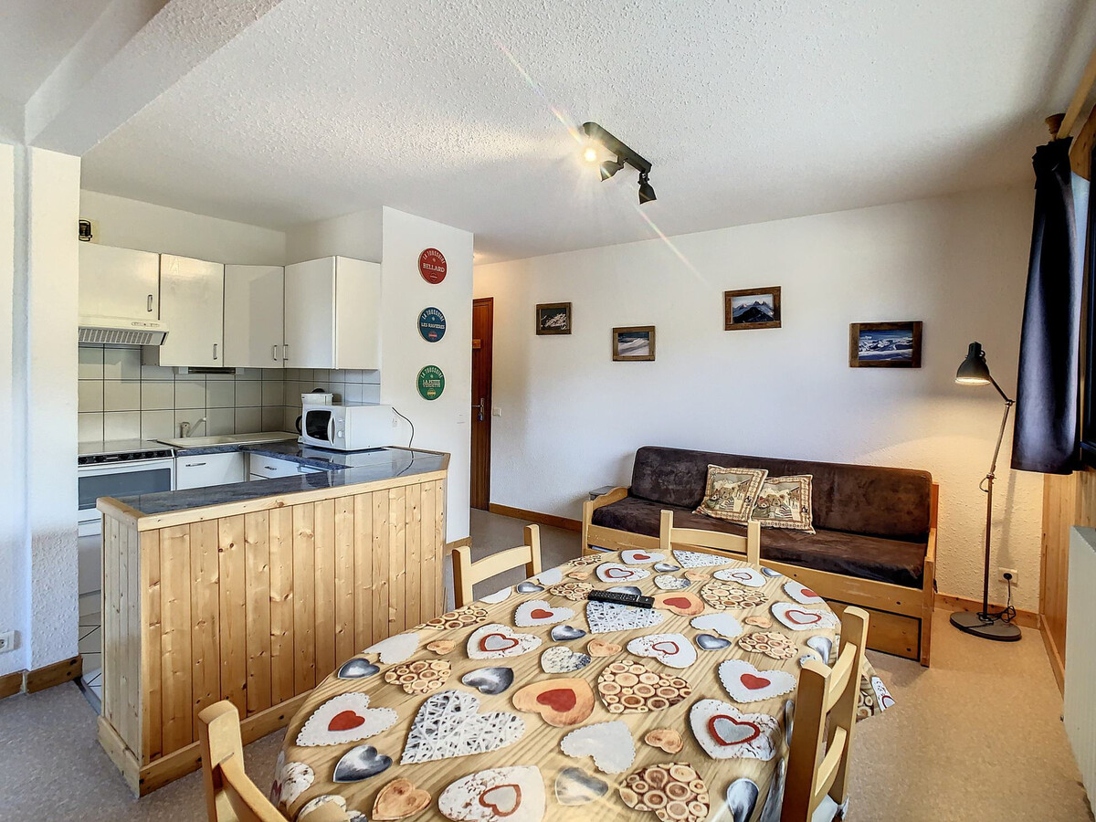 Studio lumineux 35m², 1 étoile, proche pistes, balcon, WiFi gratuit - Photo 3
