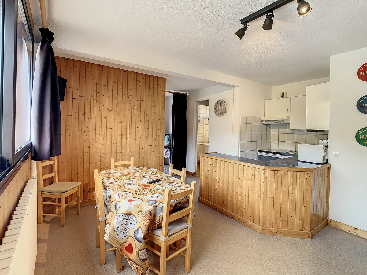 Studio lumineux 35m², 1 étoile, proche pistes, balcon, WiFi gratuit - Photo 4