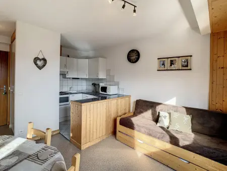 Appartement 35m² La Toussuire, vue Aiguilles d'Arves, pistes à 50m : photo 4
