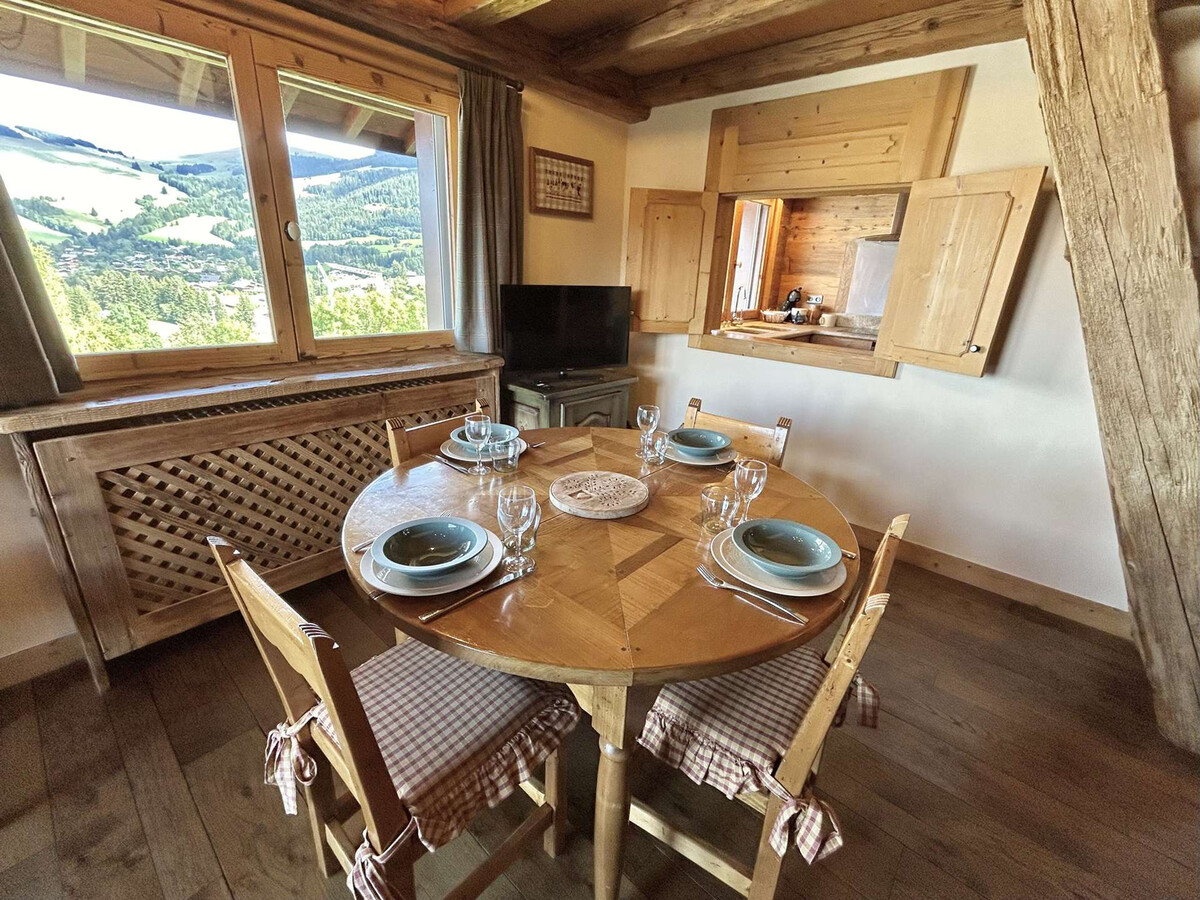 Appartement 3 pièces+cabine Megève, pied des pistes, terrasse 18 m² - Photo 4