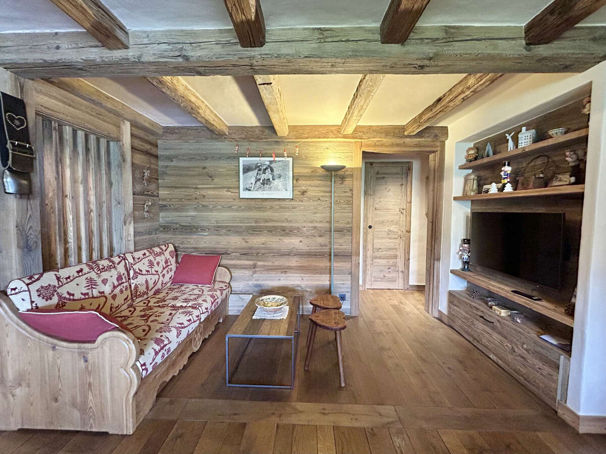 Appartement 3 pièces+cabine Megève, pied des pistes, terrasse 18 m² - Photo 5