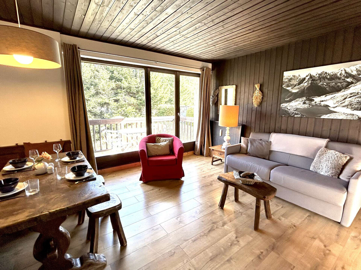 Appartement 2 pièces Megève, balcon ouest et parking - Photo 1