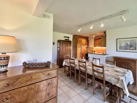 Location appartement à Megève, Appartement 4 pièces + cabine - 8 couchages avec jardin et terrasse - Megève