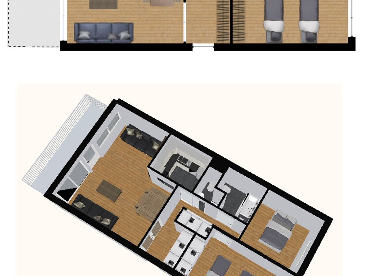 Appartement 6 personnes, balcon Sud, parking couvert à Val-d'Isère - Photo 16