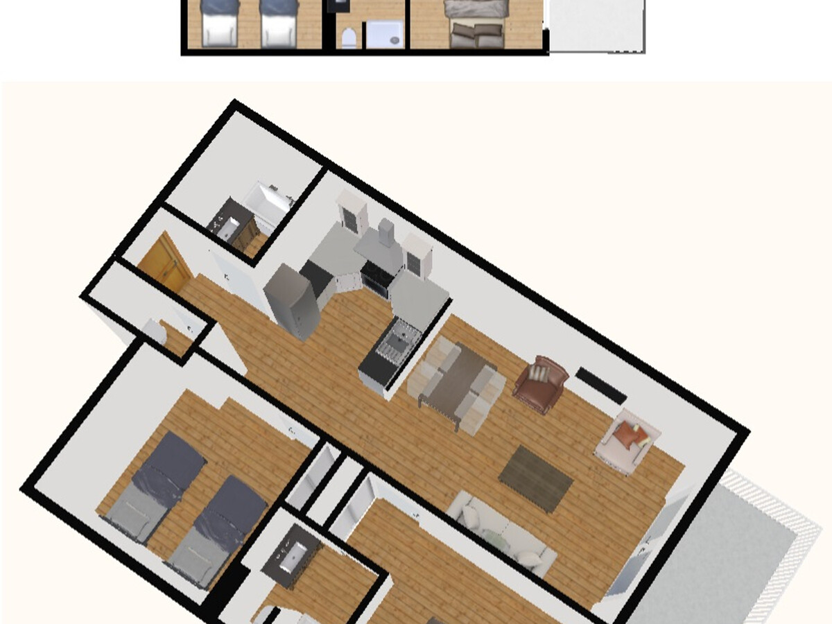 Appartement prestige 56m² terrasse Sud, 4 pers, parking - Photo 16