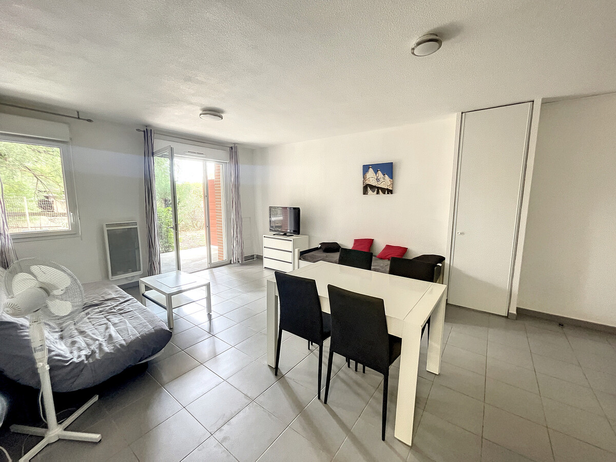 Appart T2 terrasse et jardin privés, piscine résidence - Photo 4