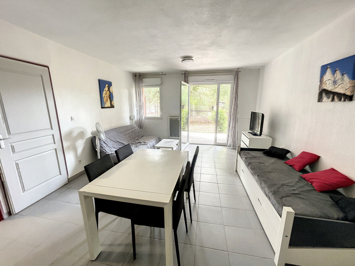 Appart T2 terrasse et jardin privés, piscine résidence - Photo 5
