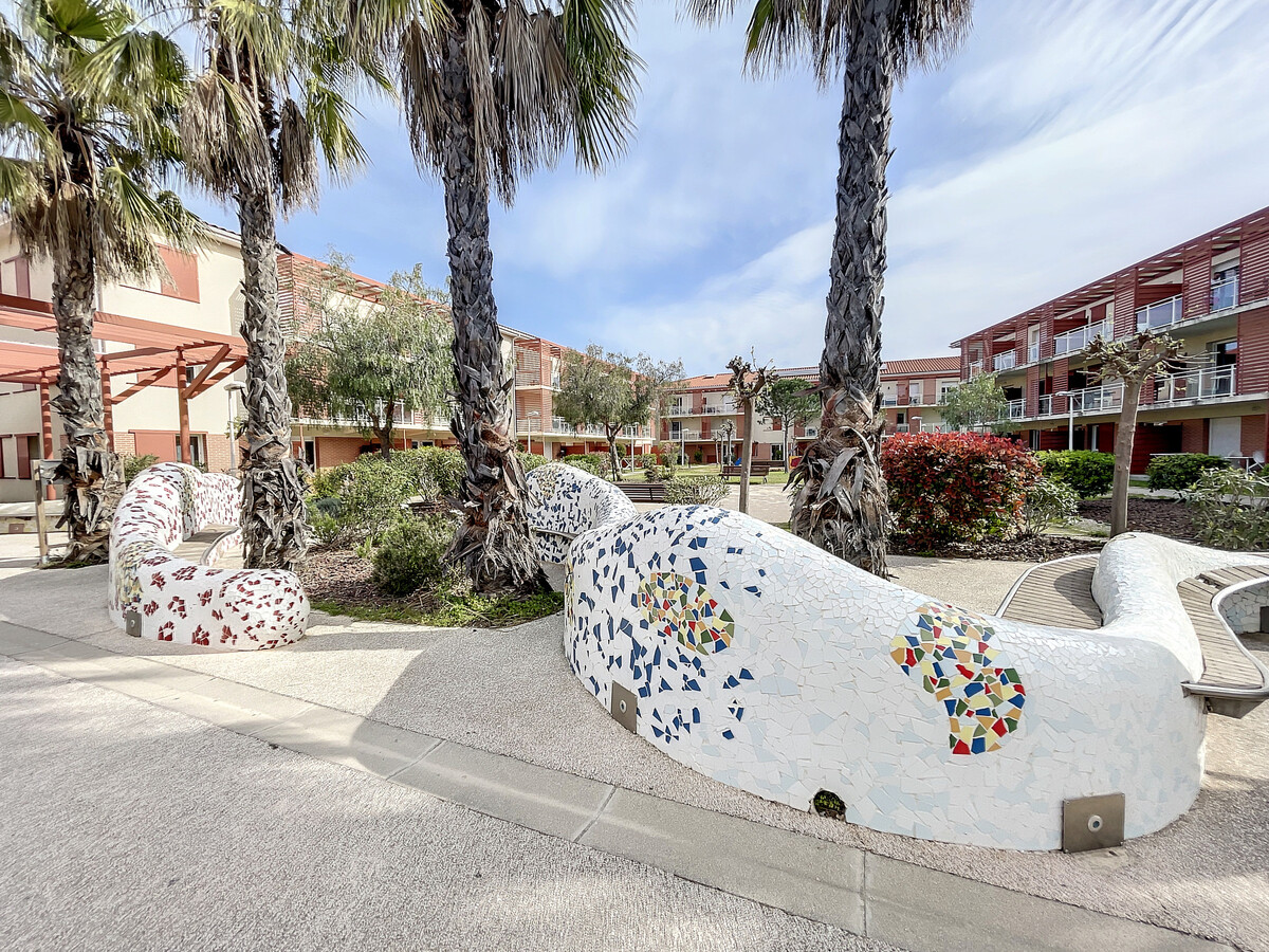 Appart T2 terrasse et jardin privés, piscine résidence - Photo 11