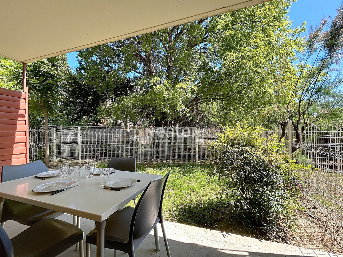 Appart T2 terrasse et jardin privés, piscine résidence - Photo 15