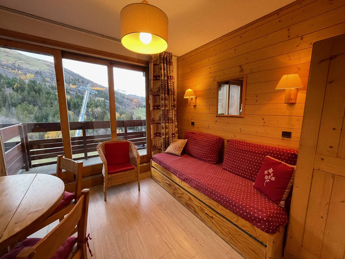 Studio balcon vue pistes à Valmorel - Accès direct ski - Photo 1